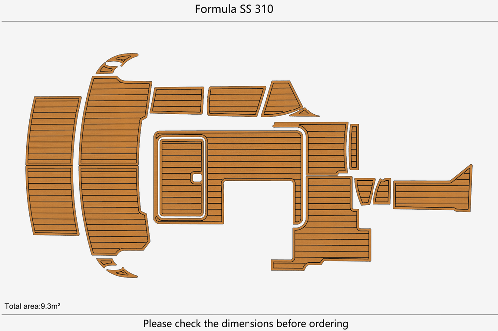 Formula SS 310 Marine teak deck EVA Foam Boat flooring
