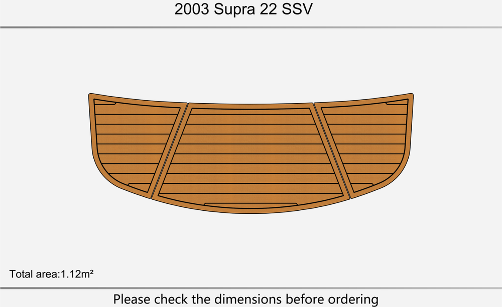 2003 Supra 22 SSV Marine teak deck seadek EVA Foam Boat flooring