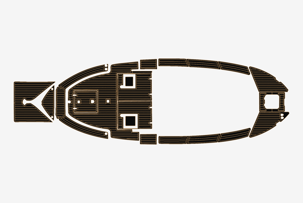 1988 Capeador 53 Marine teak deck EVA Foam Boat flooring