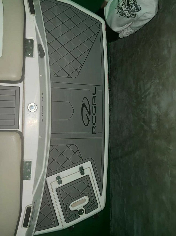 2016-2017 Regal 2300 Cockpit Swimming platform Pads 1/4" 6mm EVA FaUX Teak floor