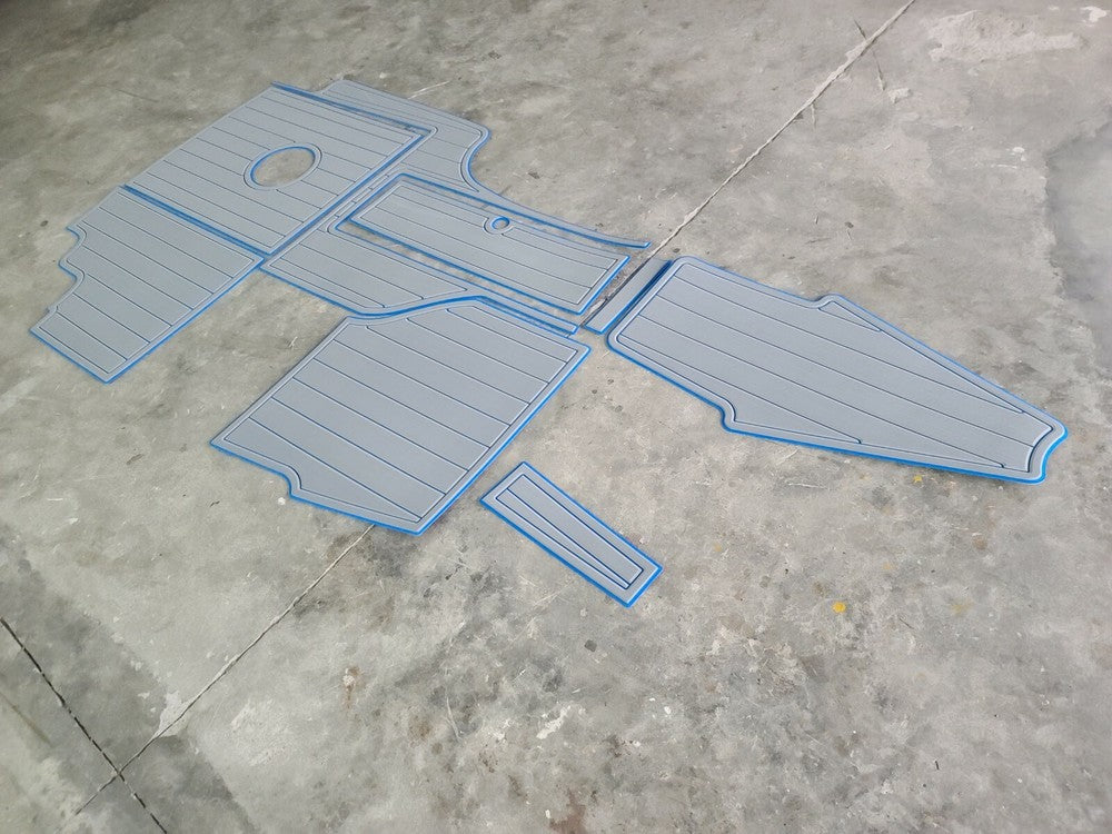 2002 Mastercraft XStar Cockpit Swimming platform faux teak floor 1/4" mat FLOOR
