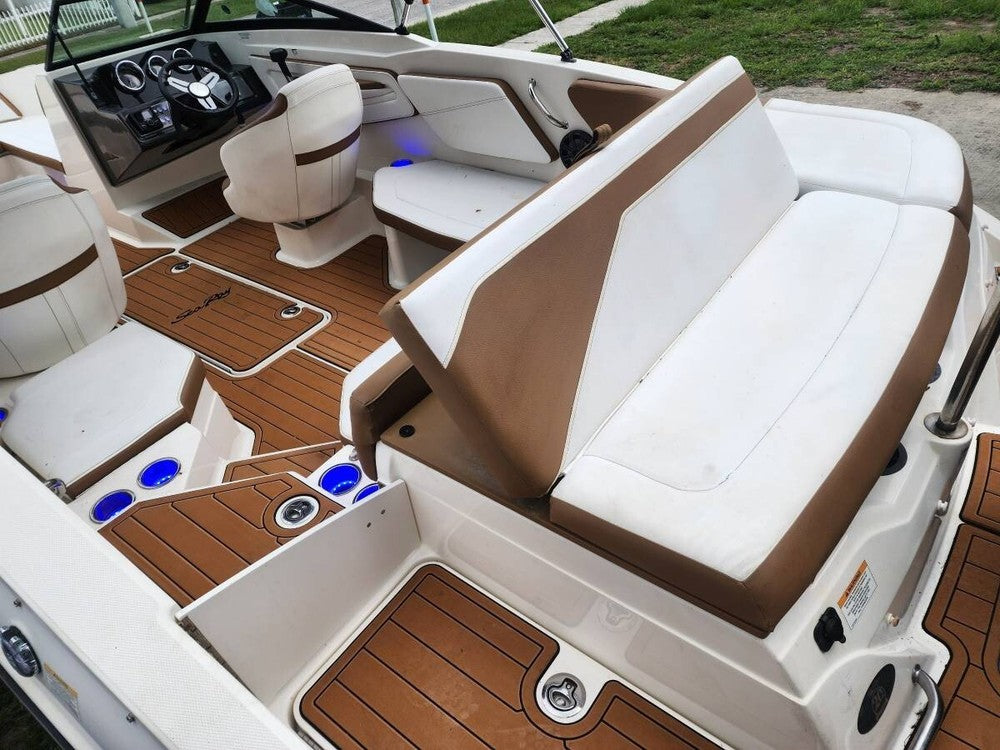 2017-2021 Sea Ray SPX 210 Cockpit Swim platform bow 1/4"6mm EVA foam faux floor