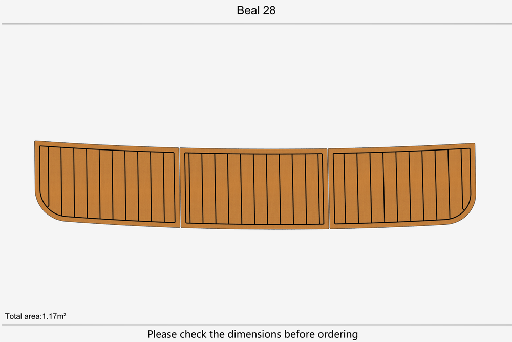 Beal 28 Swim Platform 1/4" 6mm EVA foam marine floor