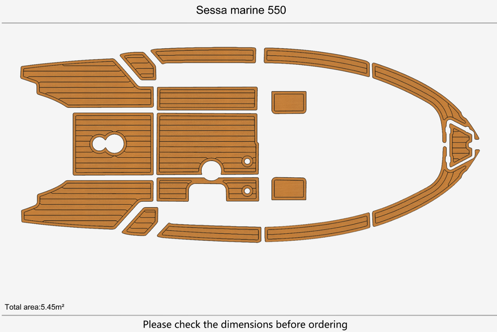 Sessa Marine 550 Marine teak deck seadek EVA Foam Boat flooring