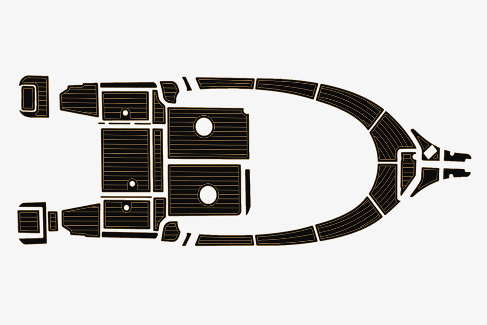 2023 Astilux Fisher 650 Marine teak deck seadek EVA Foam Boat flooring