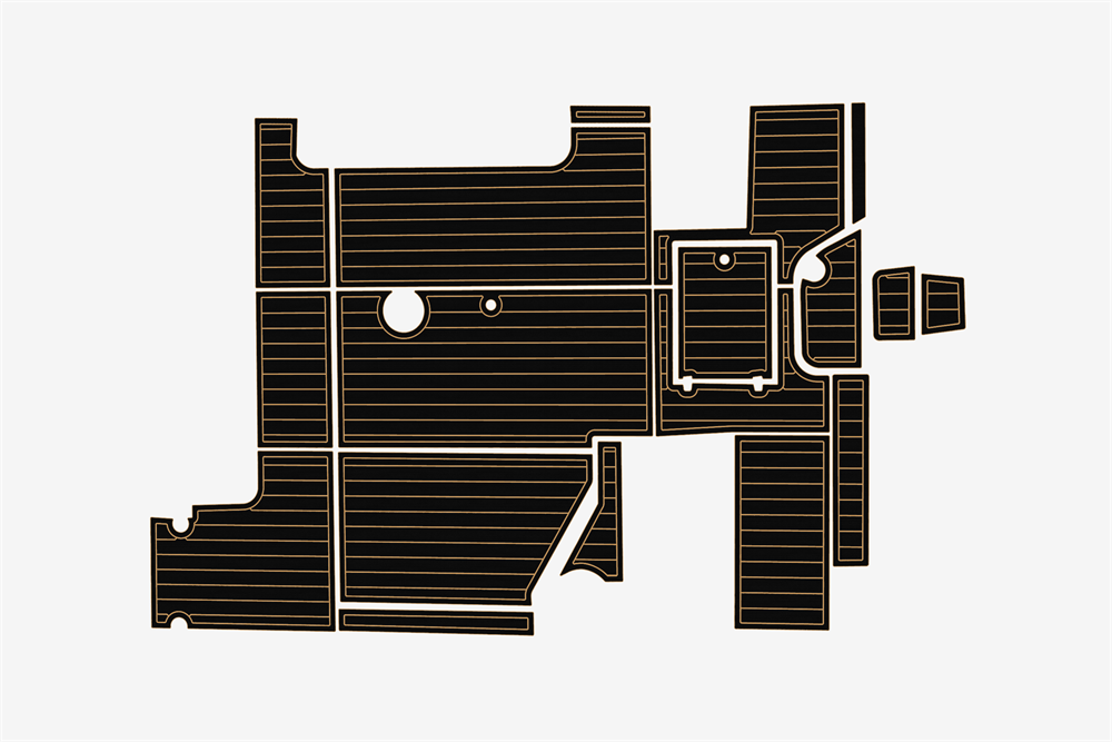 1991 Wellcraft ST Marine teak deck seadek EVA Foam Boat flooring