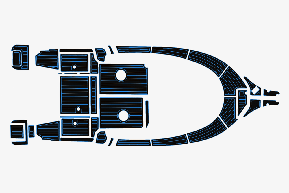 2023 Astilux Fisher 650 Marine teak deck seadek EVA Foam Boat flooring