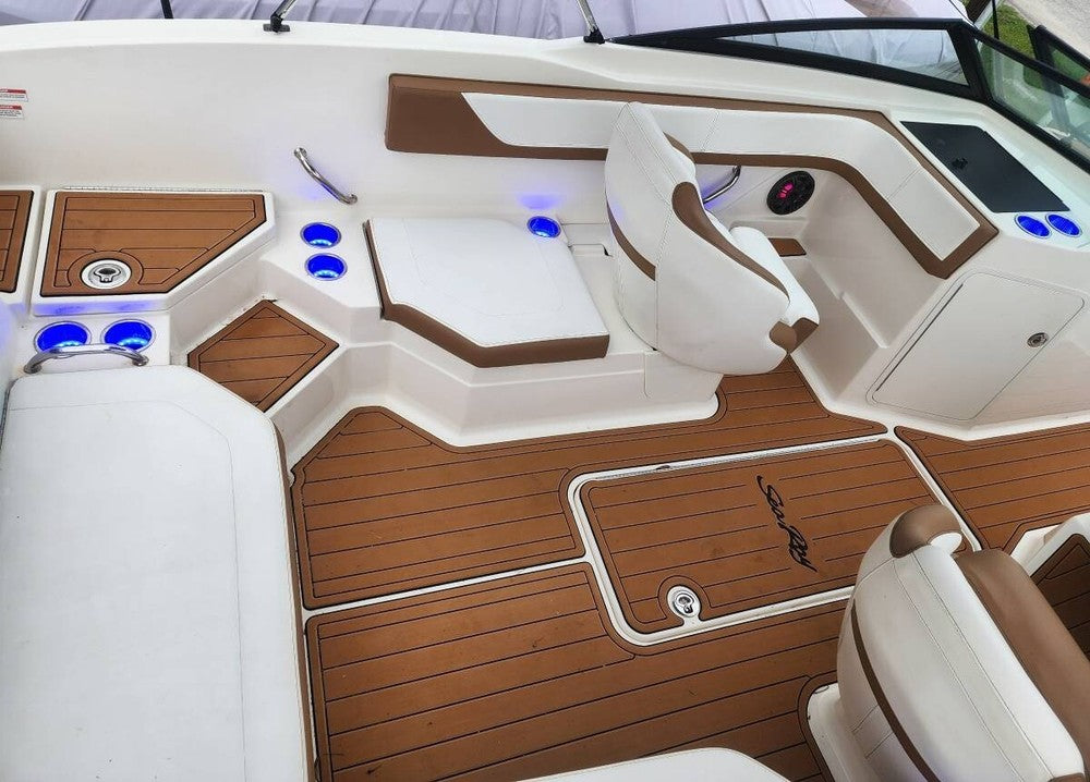 2017-2021 Sea Ray SPX 210 Cockpit Swim platform bow 1/4"6mm EVA foam faux floor
