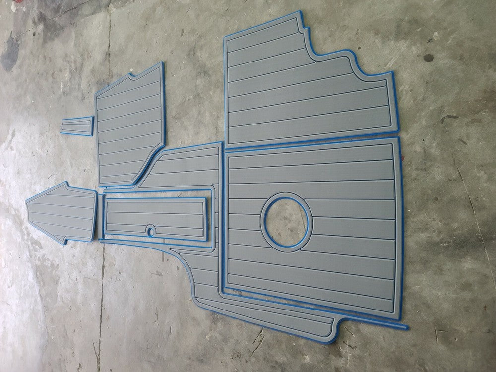 2002 Mastercraft XStar Cockpit Swimming platform faux teak floor 1/4" mat FLOOR