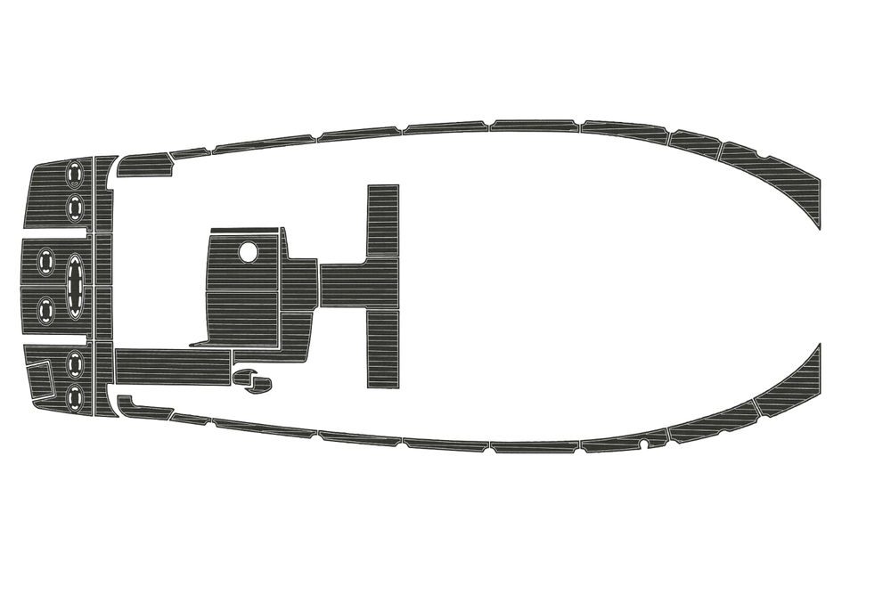 2009-2015 searay 280 sundeck Cockpit Swim platform 1/4"6mm EVA Faux foam floor