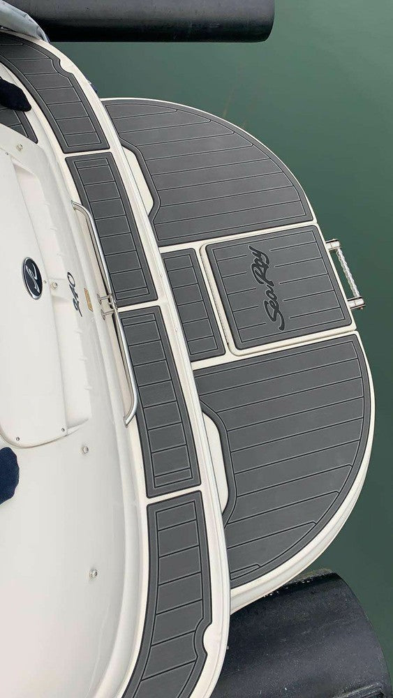 2002-2008 Sea Ray 240 Cockpit swimming platform Pads 1/4" 6mm EVA Teak Deck