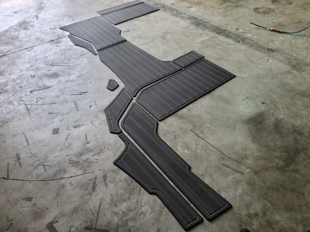 2015-2019 Monterey 295 Cockpit & swimming platform Pads 1/4" 6mm EVA Teak floor