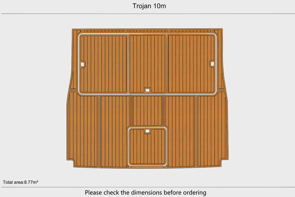 Trojan 10m Cockpit 1/4"6mm EVA Foam floor