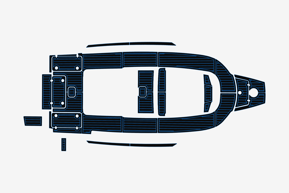2021-2024 Scout 330 LXF Marine teak deck seadek EVA Foam Boat flooring
