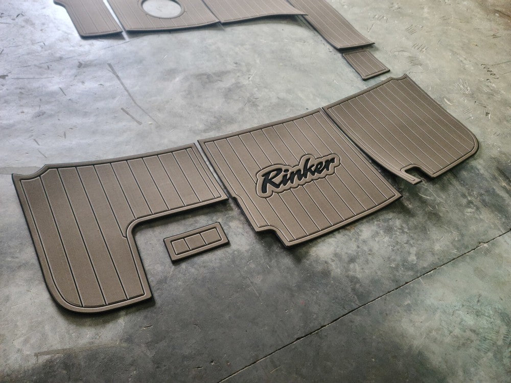2003 Rinker Fiesta vee 270 swimming platform EVA Faux teak 6mm Non-slip mat