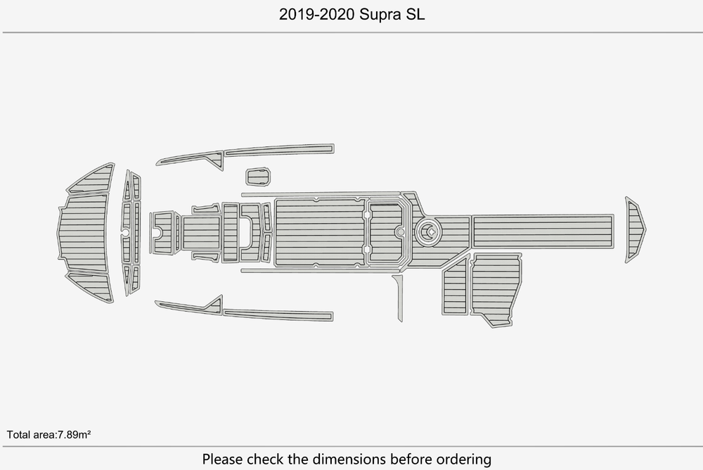 2019-2020 Supra SL Marine teak deck seadek EVA Foam Boat flooring