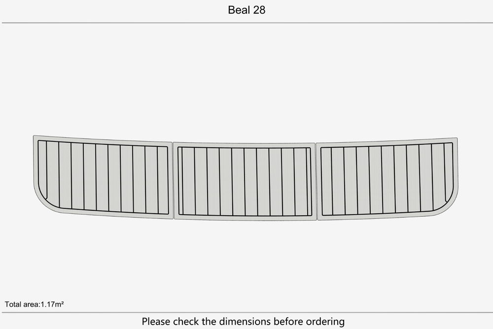 Beal 28 Swim Platform 1/4" 6mm EVA foam marine floor