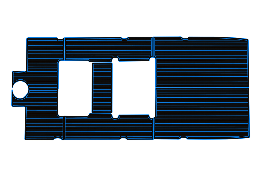 2016-2018 Carolina Skimmer 21 Cockpit 1/4"6mm EVA foam floor