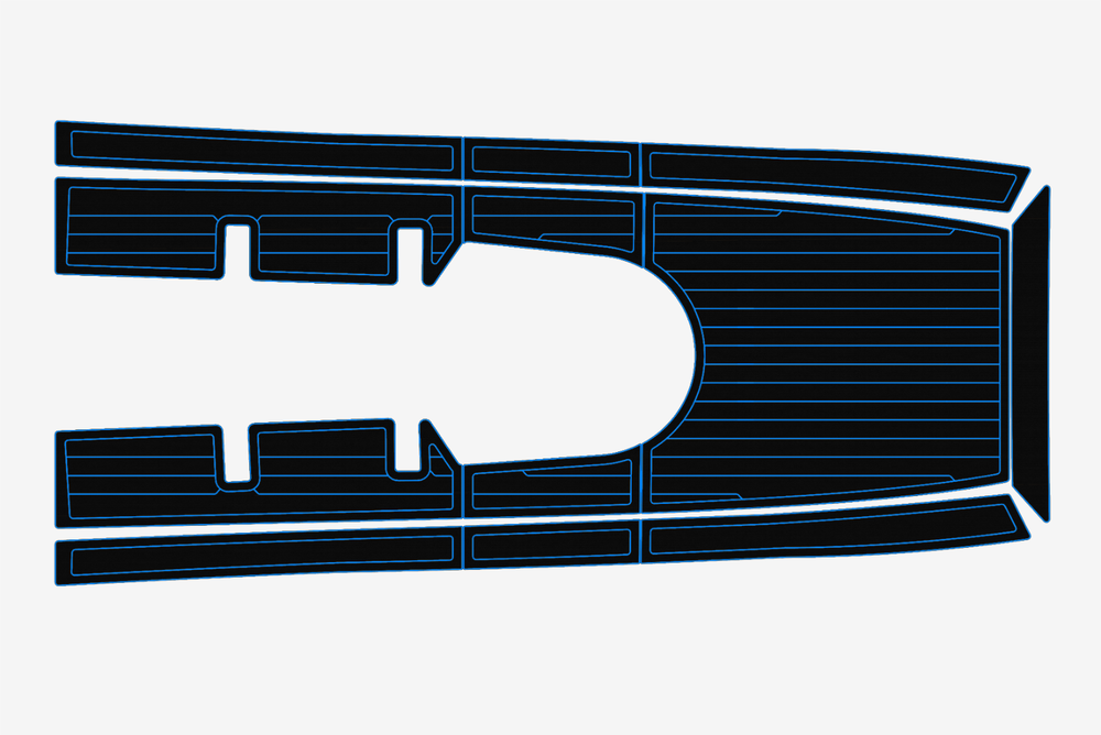 Zodiac 600 Sport Marine teak deck EVA Foam Boat flooring