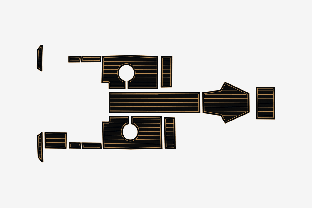 2021-2022 AMT 165 BR Cockpit Swim platform 1/4" 6mm EVA Teak deck floor