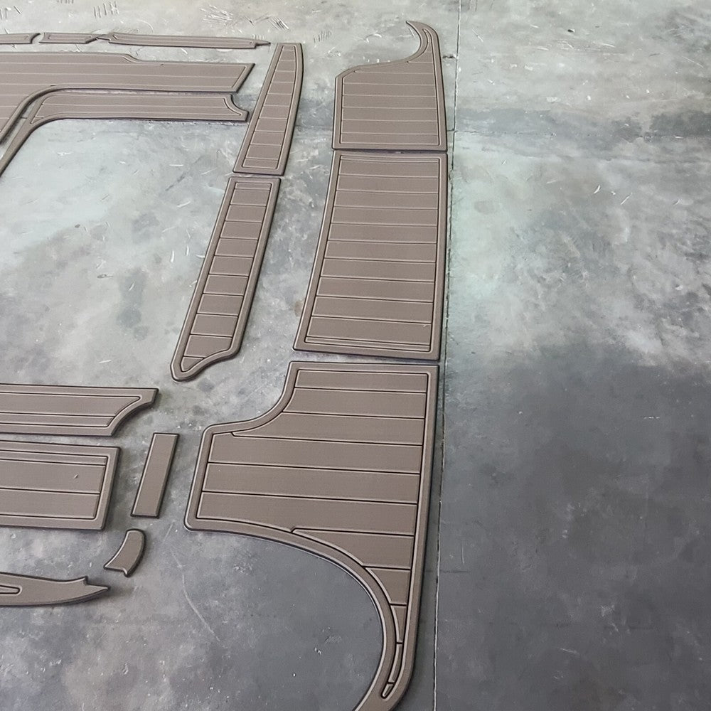 1998 SEA RAY 215EC Cockpit Swim Platform Pads 1/4" 6mm EVA FAUX Teak Decking
