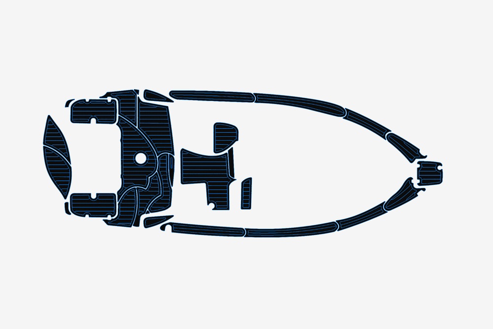 2001 Lema Gen Clon Marine teak deck EVA Foam Boat flooring