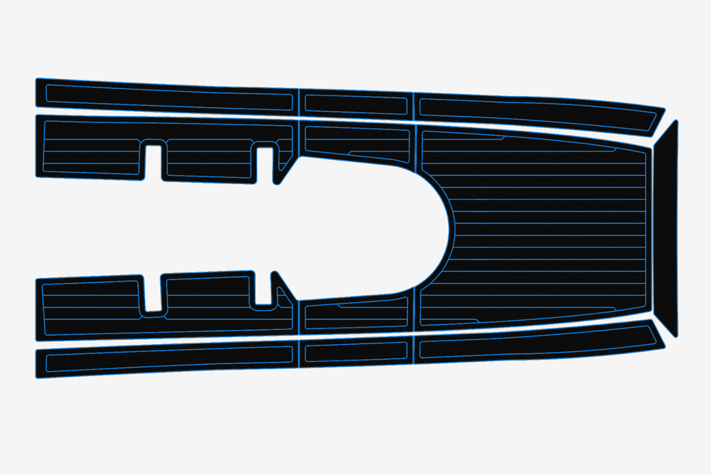 Zodiac 600 Sport Marine teak deck EVA Foam Boat flooring