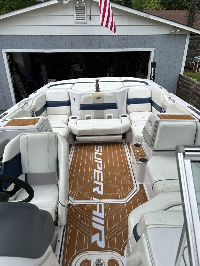2010 Nautique 220 Super Air Anti-slip Custom mat EVA faux teak marine flooring