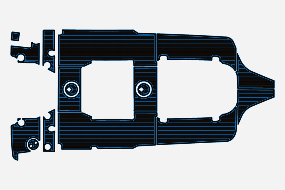 2023 Sea Hunt 23 Escape Marine teak deck seadek EVA Foam Boat flooring