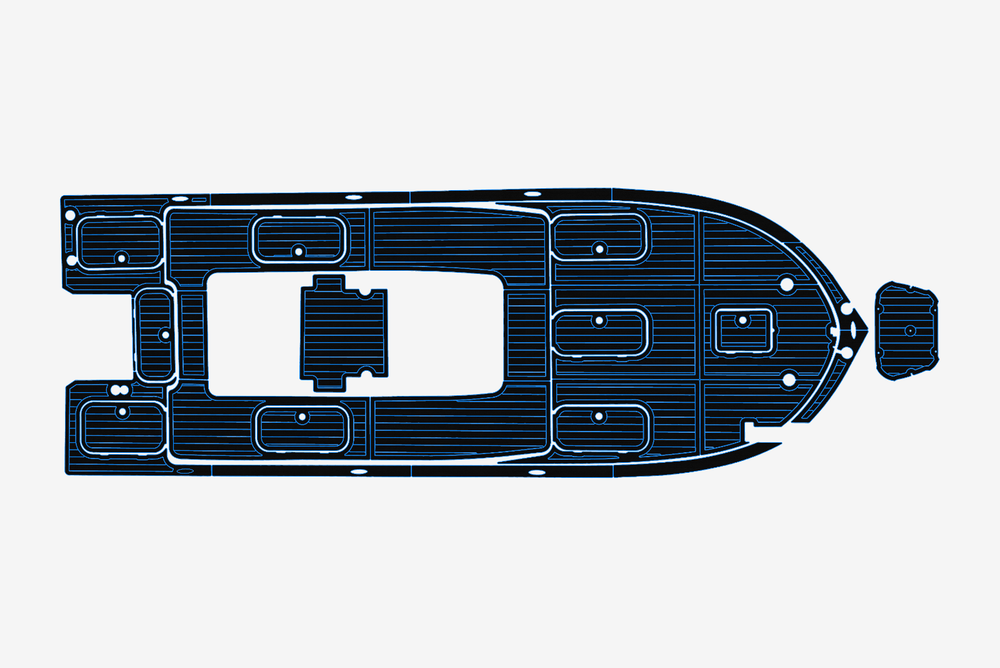 2019-2020 Shallow Sport X3 Marine teak deck seadek EVA Foam Boat flooring
