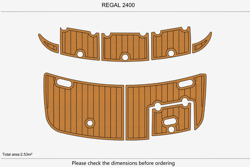 2001-2008 regal 2400 Swim platform 1/4"6mm EVA foam faux MAT floor