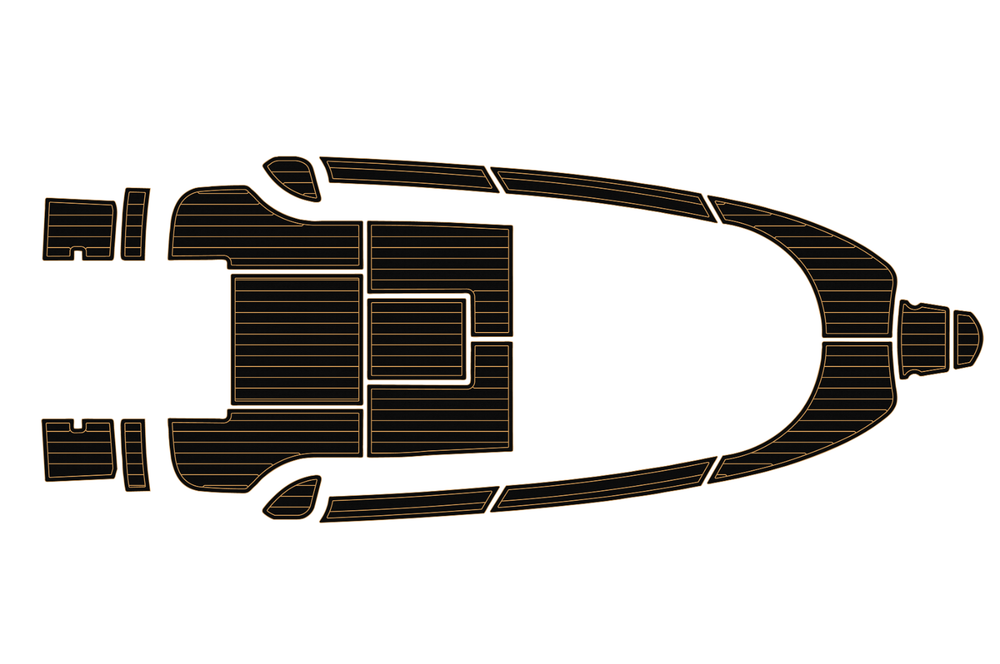 2002-2010 Aquador 21 WA Cockpit Swim platform bow 1/4"6mm EVA foam faux floor