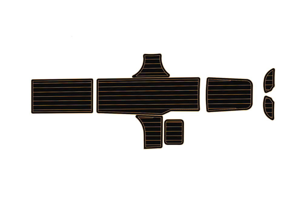 2015-2017 Bayliner Element XL Cockpit swim platform 1/4" 6mm EVA foam floor