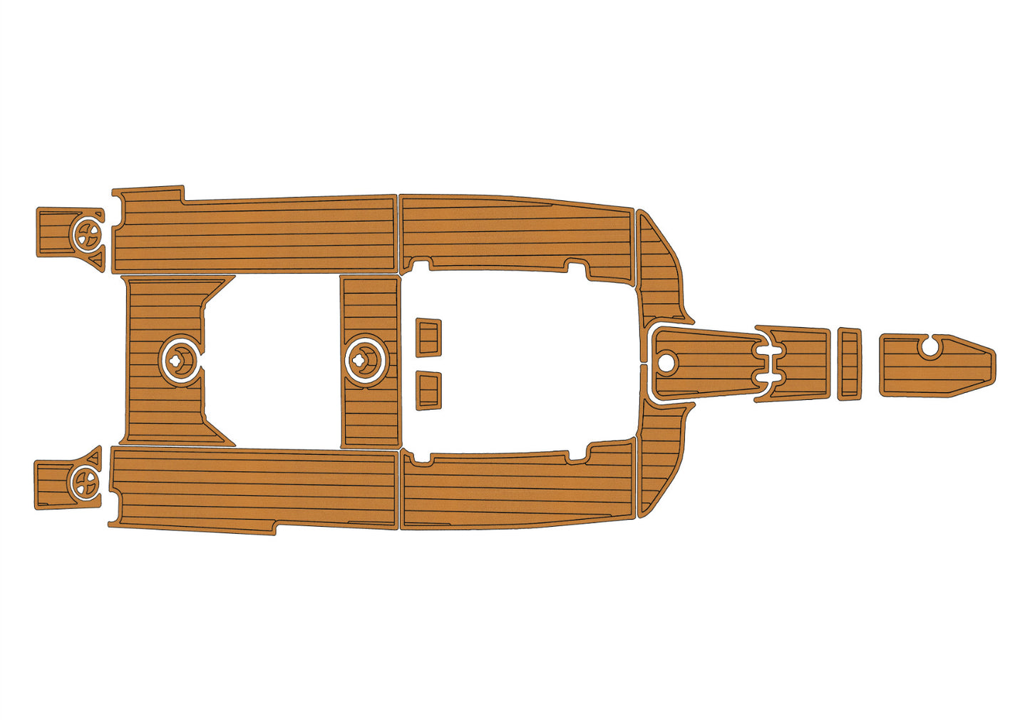 2022-2023 Sea Hunt Ultra 265 SE CC Marine teak deck EVA Foam Boat flooring