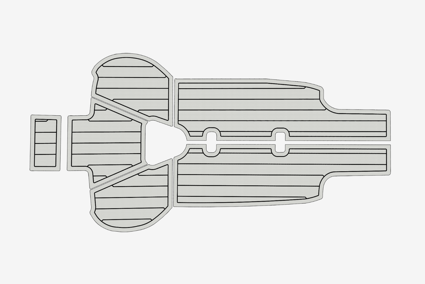 2003-2007 Beneteau 423 Cockpit 1/4"6mm EVA Foam carpet marine floor