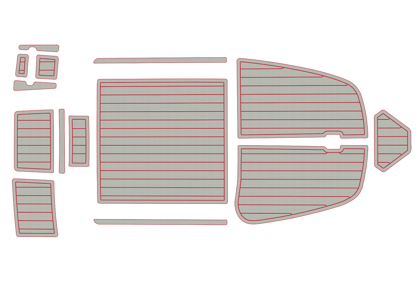 2001-2008 Bella 655 Marine teak deck EVA Foam Boat fuax foam mat flooring