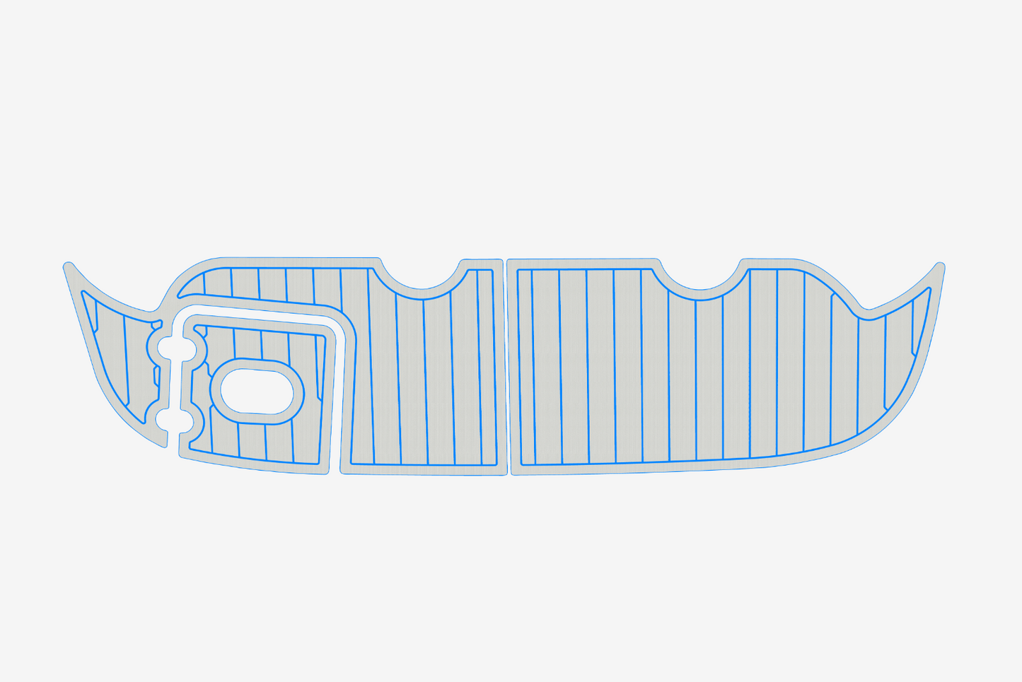 2005-2008 Four Winns Everglade 258 Swim platform 1/4"6mm EVA Foam carpet floor