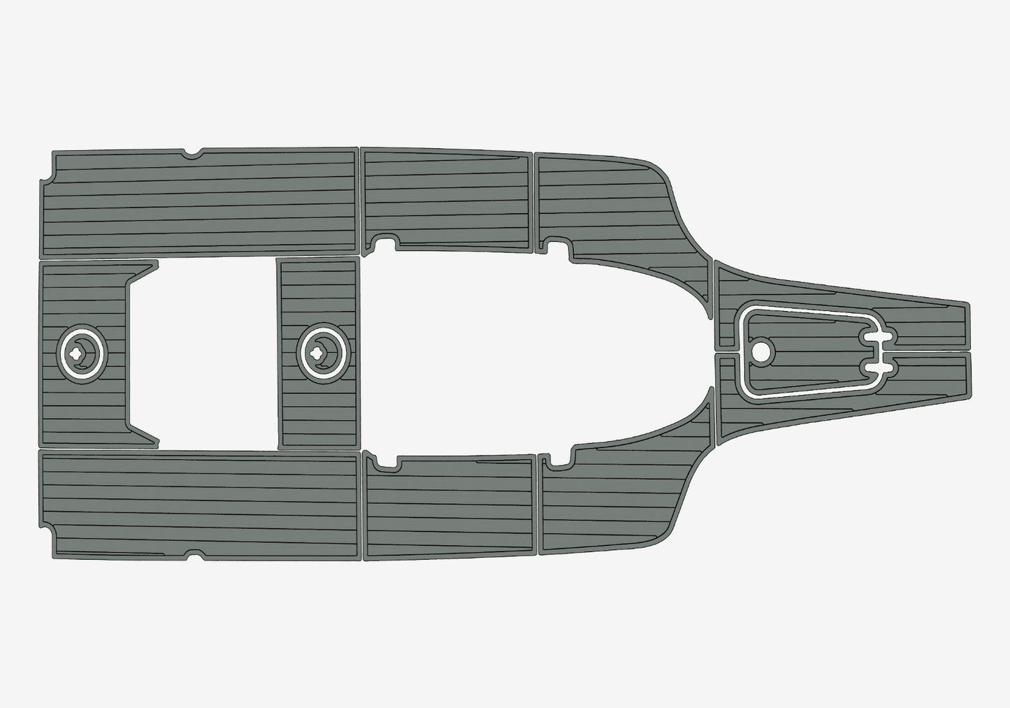2023-2024 SEA HUNT 28 ESCAPE Cockpit 1/4"6mm EVA Foam FAUX MAT floor