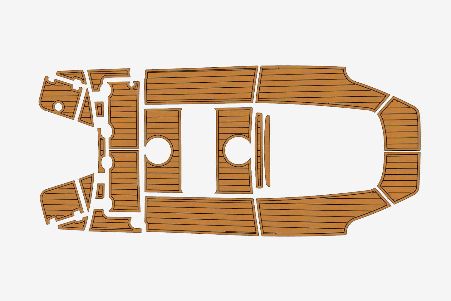 2014-2020 Boston Whaler 210 Dauntless Anti-slip Custom EVA marine deck flooring