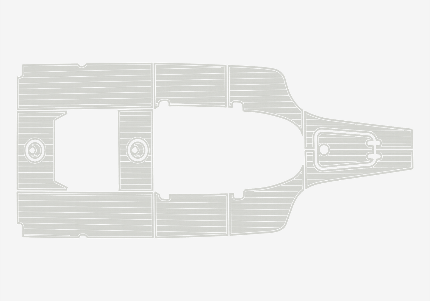 2023-2024 SEA HUNT 28 ESCAPE Cockpit 1/4"6mm EVA Foam FAUX MAT floor