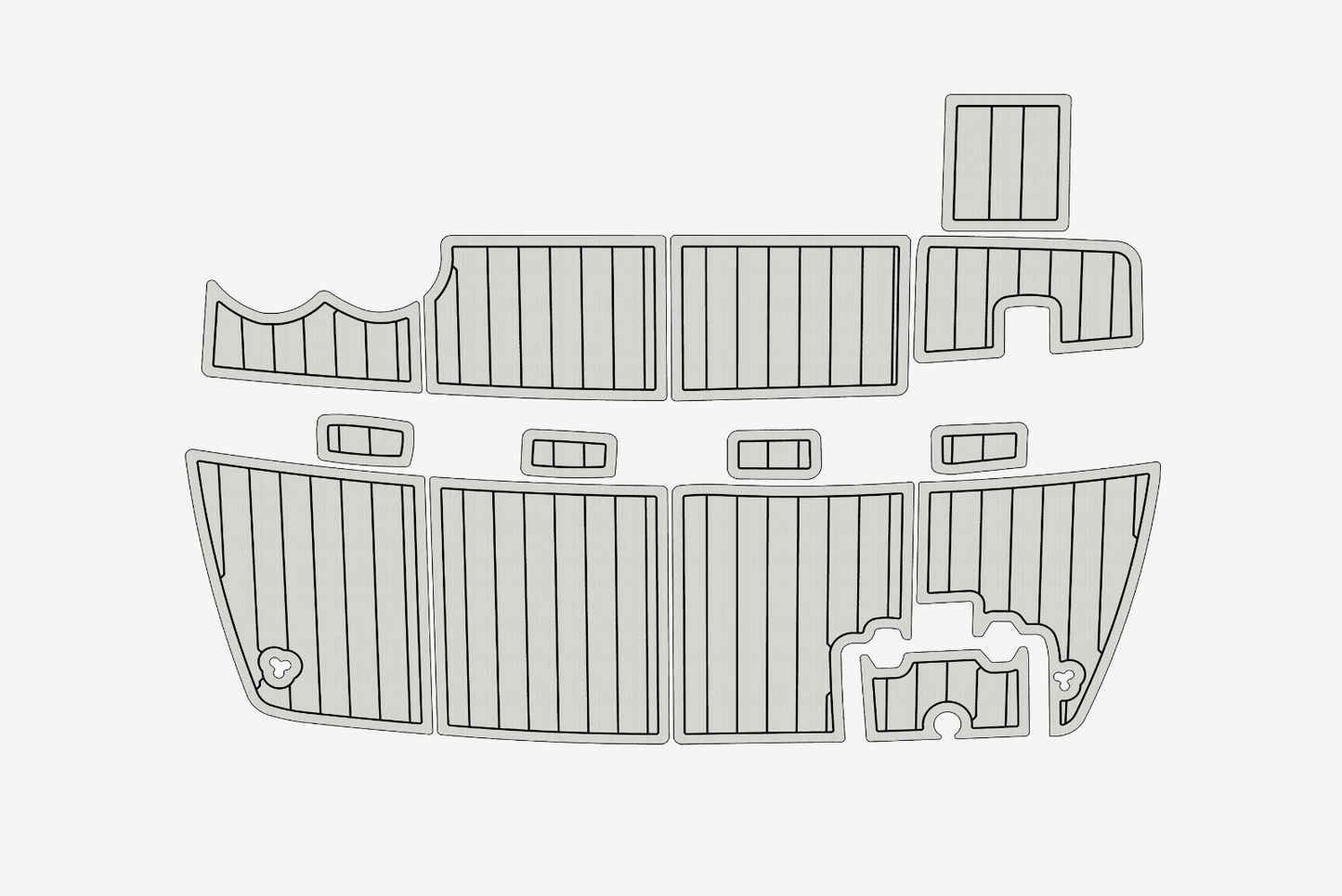 2001 Regal 2960 Marine teak deck EVA Foam Boat flooring