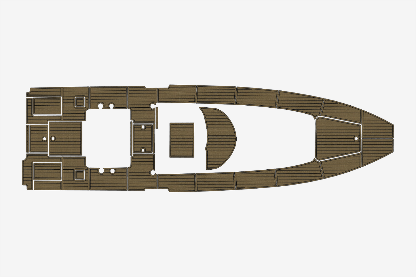 2022 Contender 39 FA Cockpit 1/4"6mm EVA Foam carpet marine faux mat floor