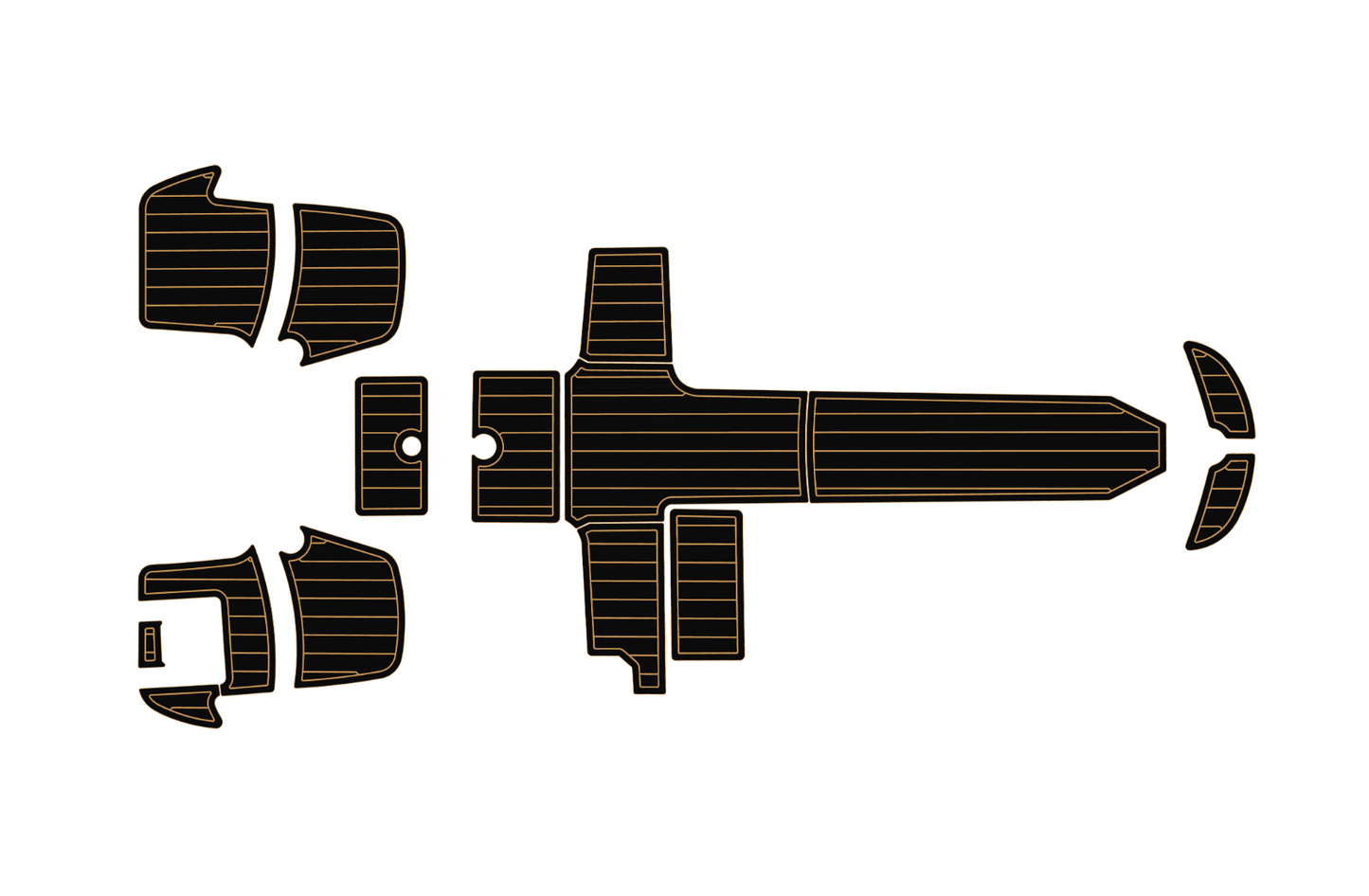 2020-2024 Bayliner M17 Cockpit swim platform 1/4" 6mm EVA foam floor