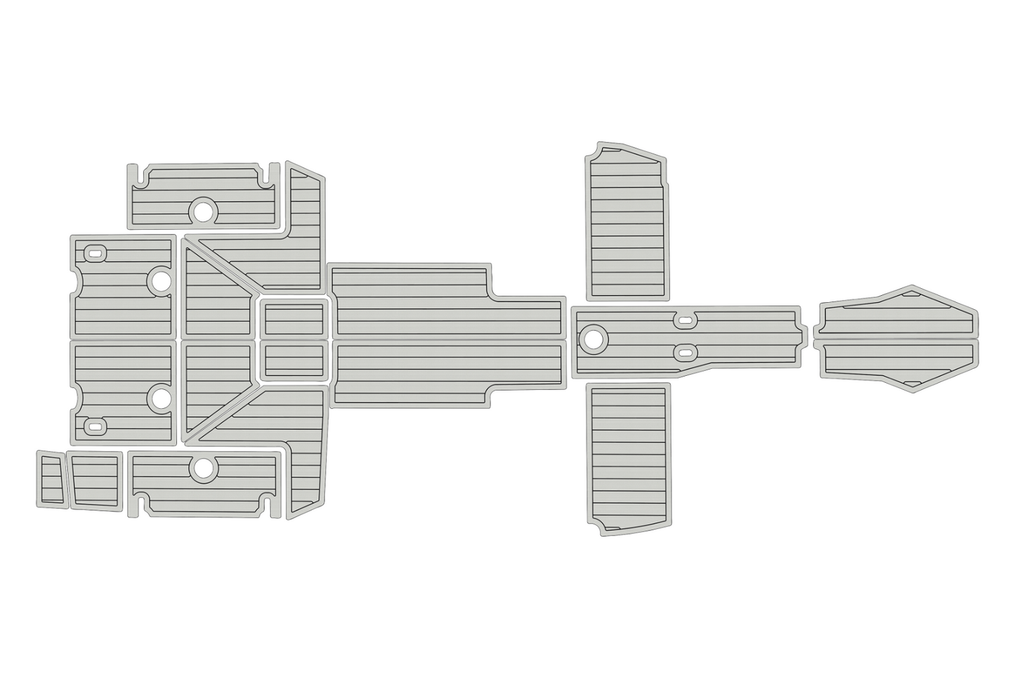 2021 Blackfin 272 DC Cockpit 1/4"6mm EVA foam floor