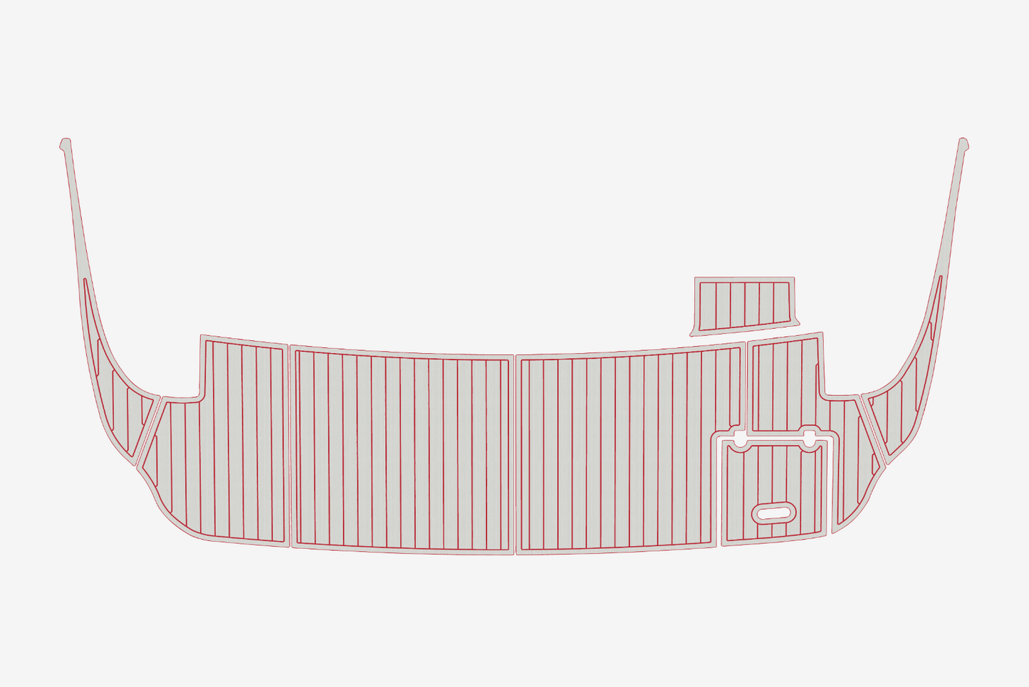 Cruisers 50 Swim platform 1/4"6mm EVA Foam fuax carpet marine mat floor