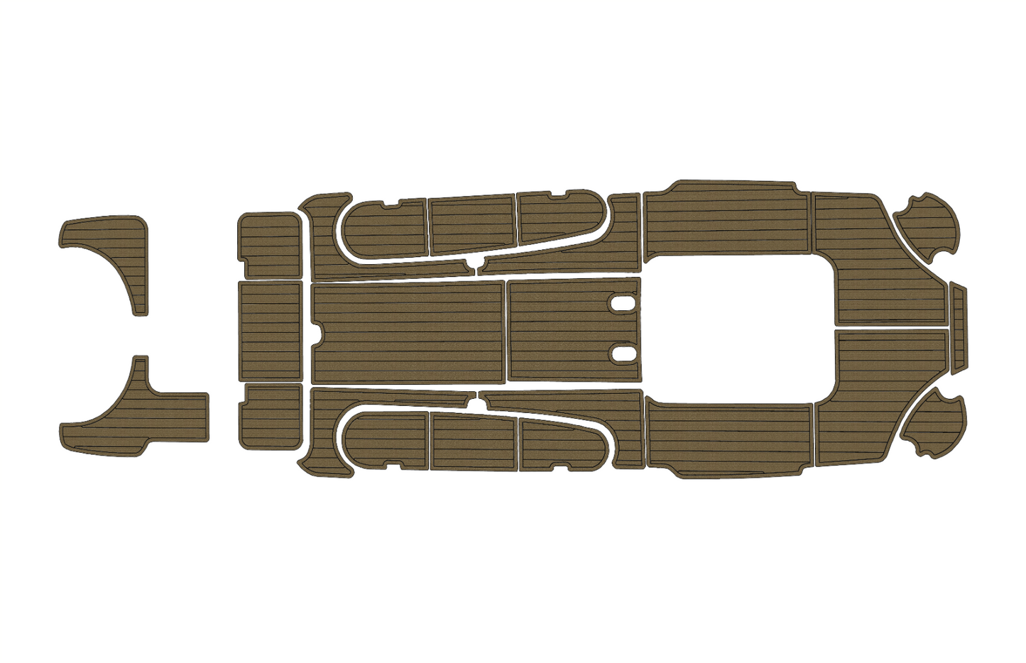 2000-2004 Baja 340 Sportfish Cockpit Swim platform 1/4"6mm EVA foam faux floor