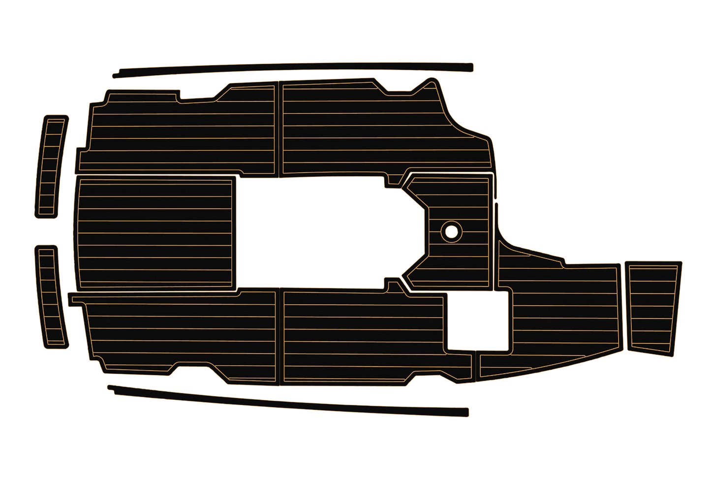1994 Mastercraft Prostar Marine teak deck EVA Foam Boat flooring