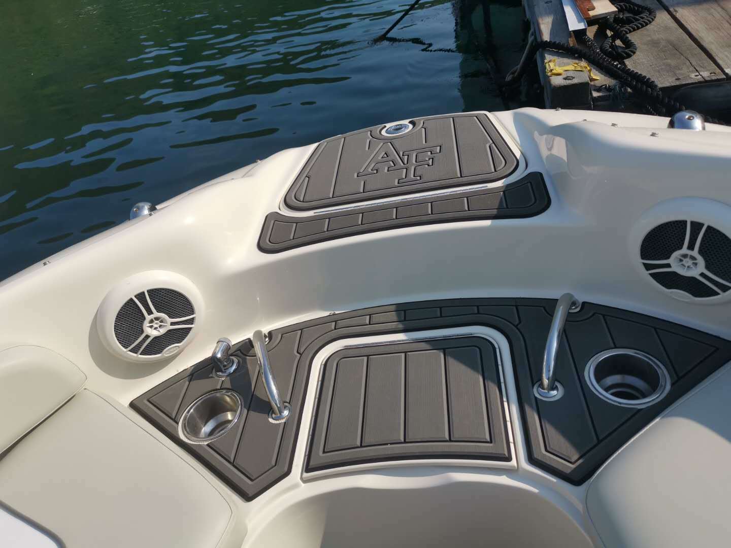 2002-2008 Sea Ray 240 Cockpit swimming platform Pads 1/4" 6mm EVA Teak Deck