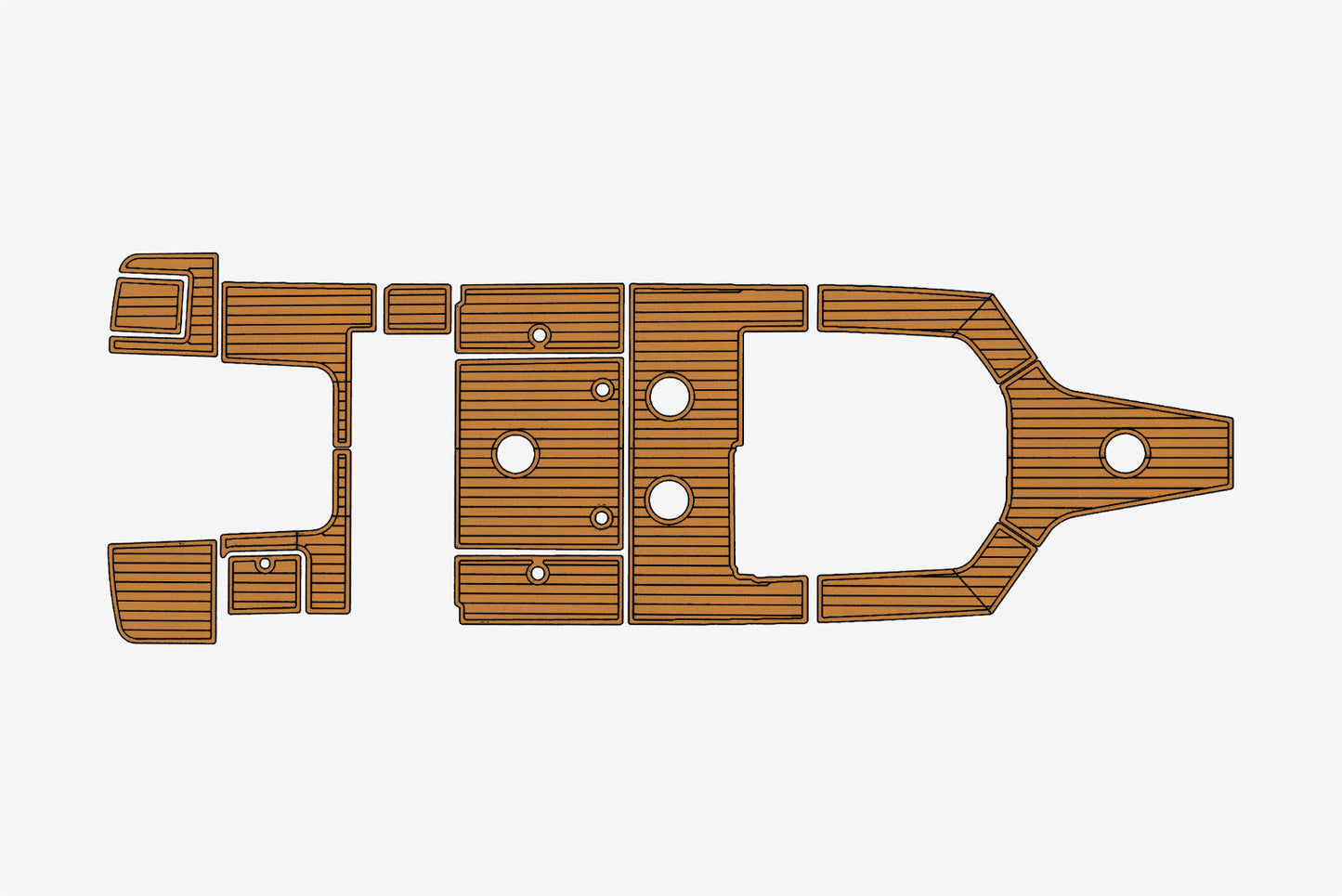 2022 Beneteau Flyer 8 Spacedeck Anti-slip mat Custom EVA marine deck flooring