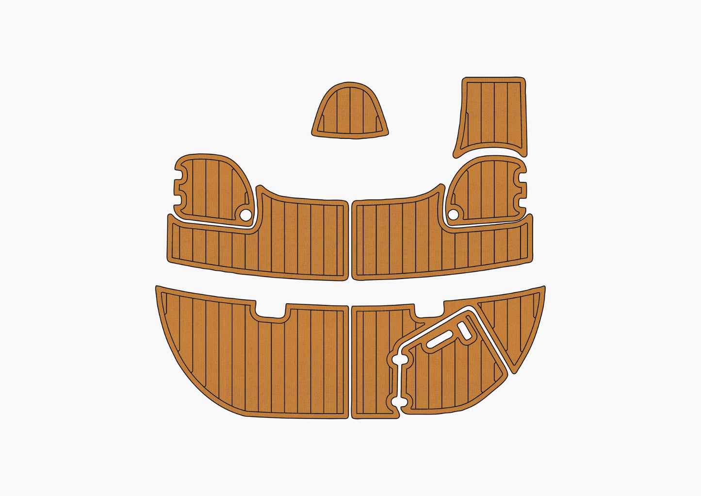 2005 TAHOE 234 Marine teak deck seadek EVA Foam Boat flooring